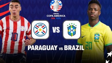 Paraguay vs Brazil National Football Team Lineups