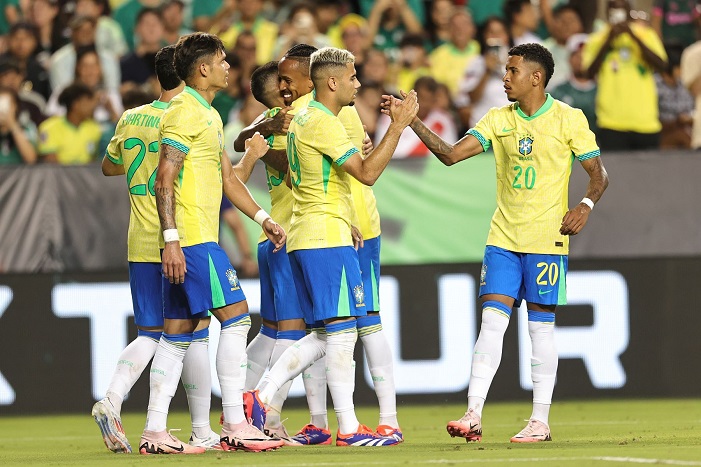 paraguay national football team vs brazil national football team lineups