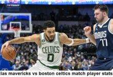 dallas mavericks vs boston celtics match player stats