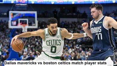 dallas mavericks vs boston celtics match player stats